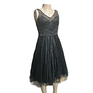 NWT Women’s Sue Wong Nocturne Collection Sleeveless Beaded Gown